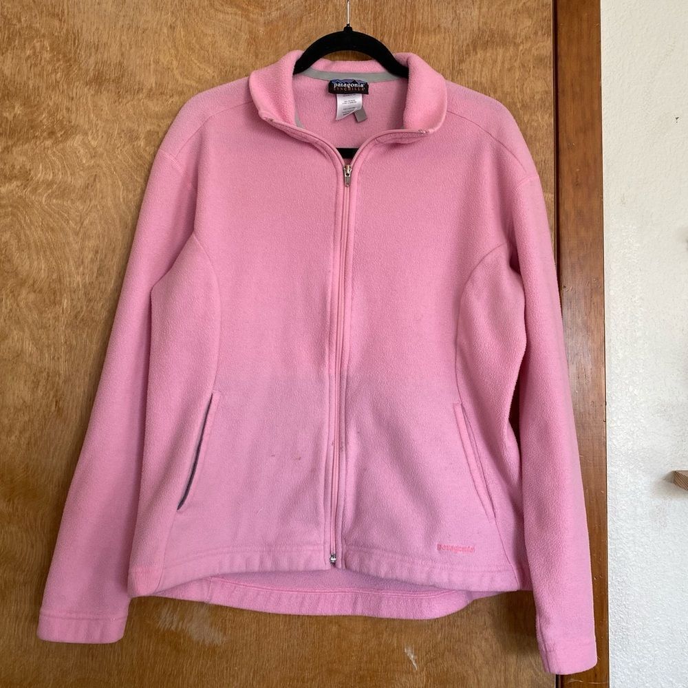 Patagonia Pink quarter Zip Up fleece🤎 (🍓?)
